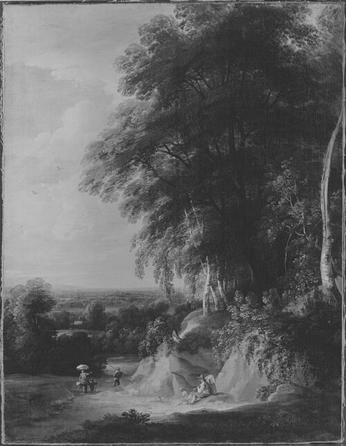 Landschaft mit Bäumen, 1649, Jacques d'Arthois