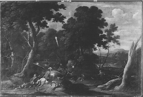 Hirschjagd, 1649, Jacques d'Arthois