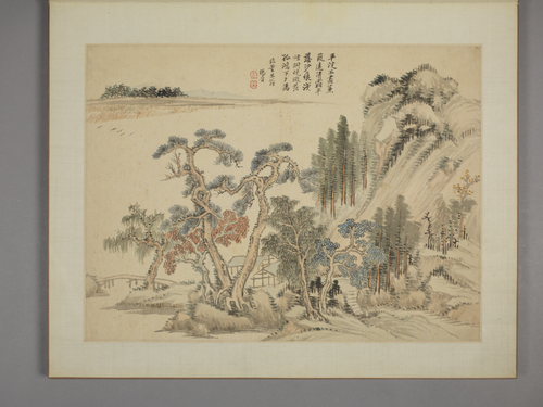 杨晋仿古山水册, , Yang Jin