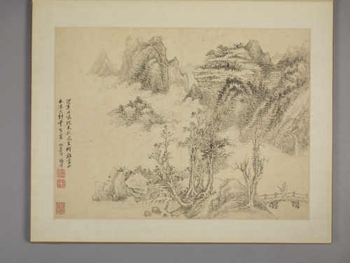 杨晋仿古山水册, , Yang Jin