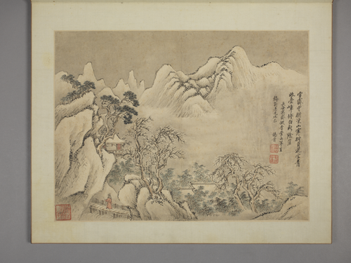 杨晋仿古山水册, , Yang Jin