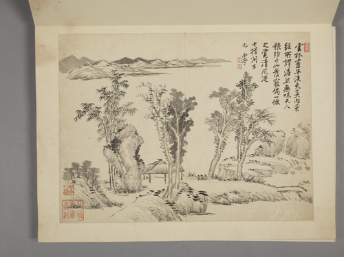 杨晋山水花鸟册, , Yang Jin