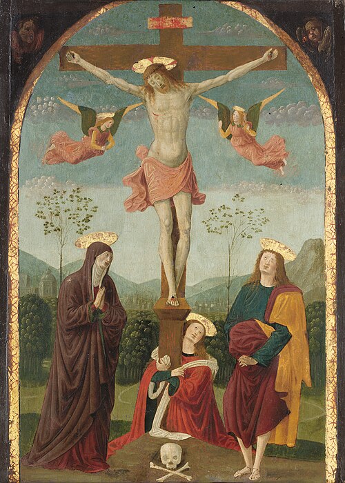 The Crucifixion, 1490, Alesso di Benozzo