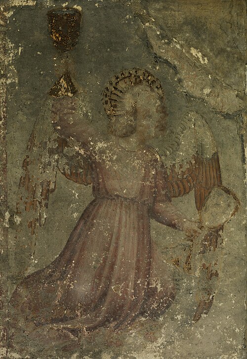 An Angel Catching the Blood of the Redeemer, 1450, Alesso di Benozzo