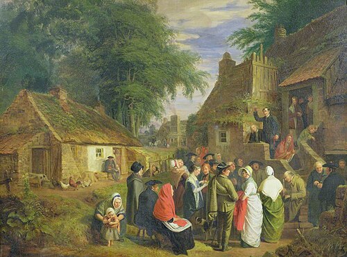 The Open Air Preacher, 1812, Alexander Carse