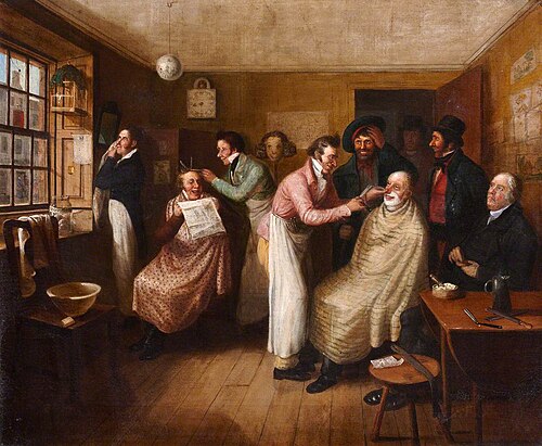 The Barber's Shop, , Alexander Carse