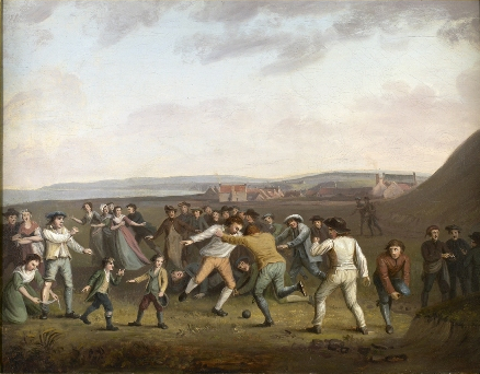 The Doonies versus the Croonies on New Year’s Day, 1810, Alexander Carse