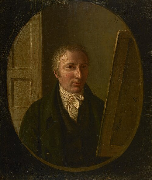 Alexander Carse, c 1770 - 1843. Artist (Self-portrait), 1811, Alexander Carse