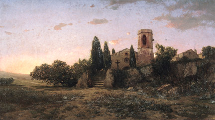 El toc d'oració, 1876, Modest Urgell