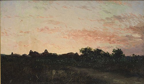 Paisatge al capvespre, 1880, Modest Urgell