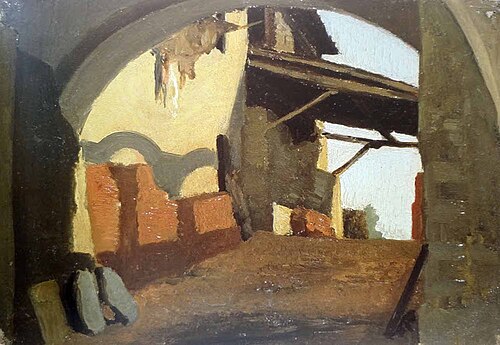 Porch, 1859, Vito D'Ancona