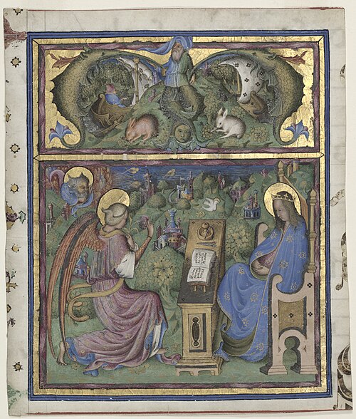 Annunciation, 1450, Belbello da Pavia