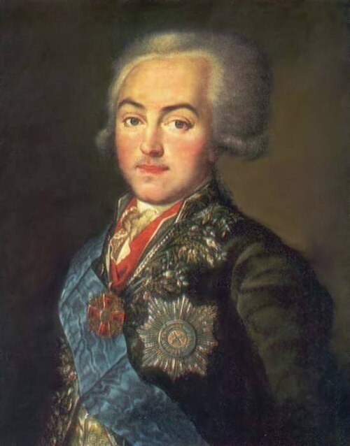 Porträt des Nikolai Sheremetev, 1798, Nikolaï Ivanovitch Argounov