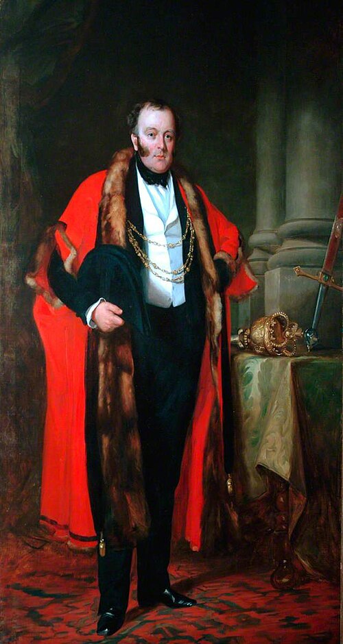 George Hudson Esq., MP, Lord Mayor of the City of York (1837, 1838 & 1847), 1847, Francis Grant