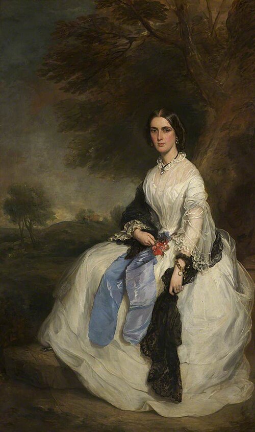 Mrs Margaret Hick, 1861, Francis Grant
