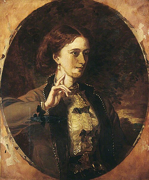 The Honourable Mrs Emily Charlotte Meynell Ingram (1840–1904), 1867, Francis Grant