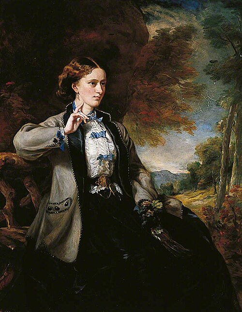 Emily Charlotte Meynell Ingram (1840–1904), 1867, Francis Grant