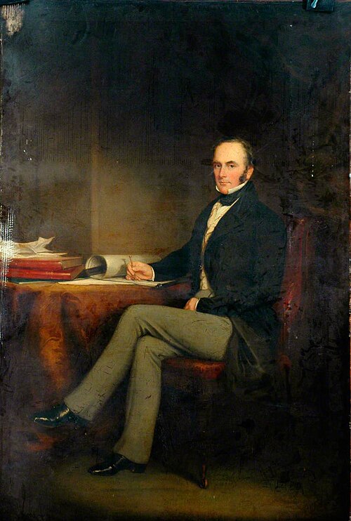 George Carr Glyn, First Lord Wolverton, Chairman of the London and Birmingham Railway (1837–1846) an, 1852, Francis Grant