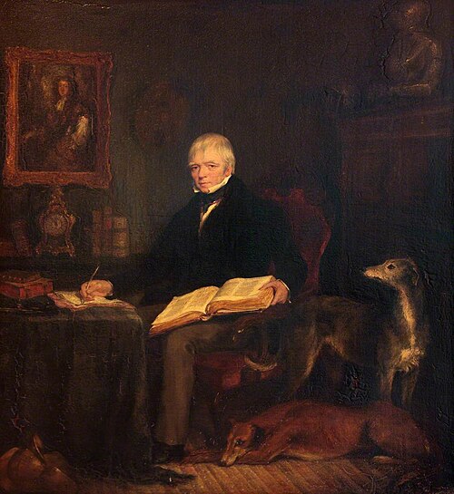 Sir Walter Scott (1771–1832), in His Study, , Francis Grant
