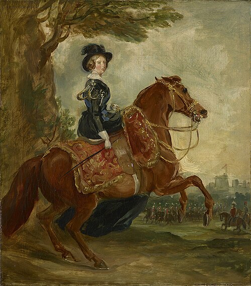 Queen Victoria (1819-1901) on Horseback, 1845, Francis Grant