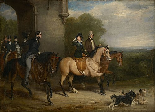 Queen Victoria Riding Out, 1839, Francis Grant