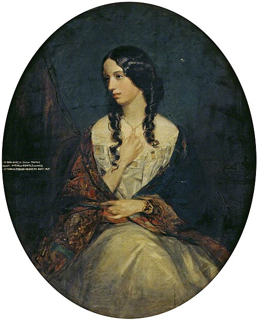 Lady Anna Maria Isabella, Lady Hesketh (1828-1870), 1858, Francis Grant
