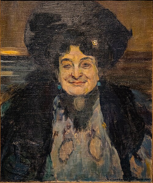 The vocalist (Madame de Riau), 1903, Ida Gerhardi