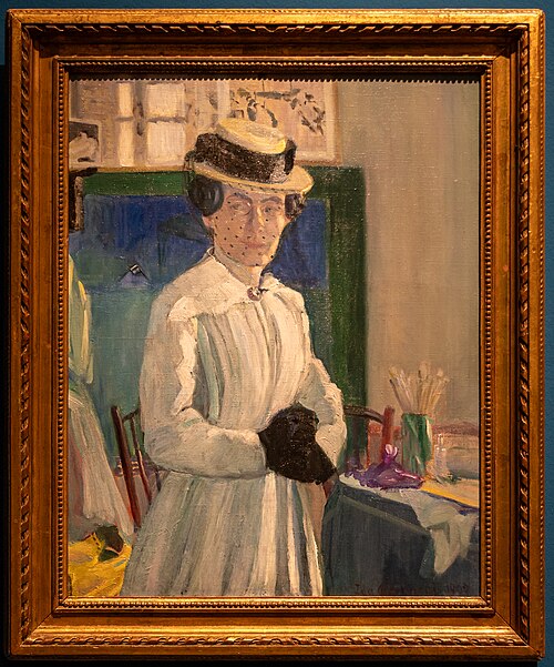 Selbstbildnis, 1907, Ida Gerhardi