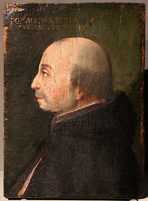 ritratto di gian matteo giberti, vescovo di verona, 1543, Bernardino India