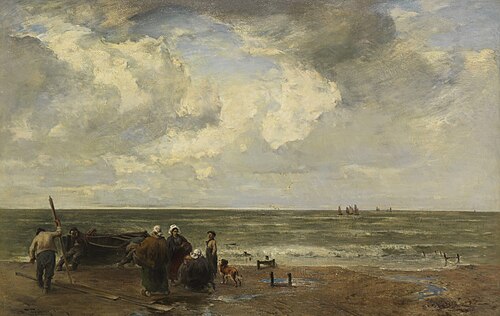 An der Nordseeküste, 1906, Josef Wopfner