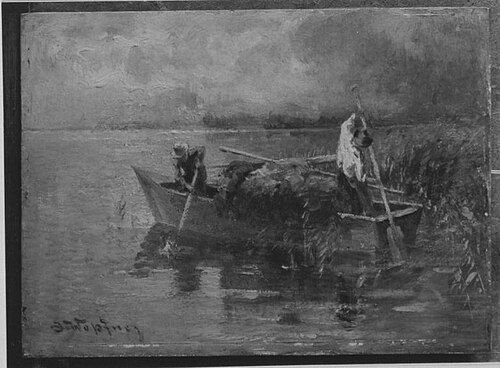 Am Ufer, 1897, Josef Wopfner