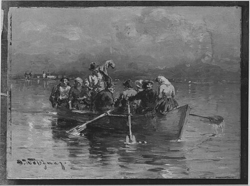 Heimfahrt, 1897, Josef Wopfner
