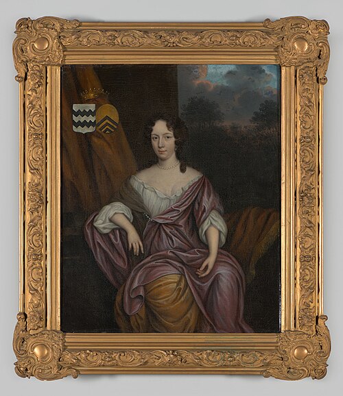 Portrait of a woman, possibly Josina Sara van Brederode ( -1710), 1662, Cornelis (II) Janssens van Ceu
