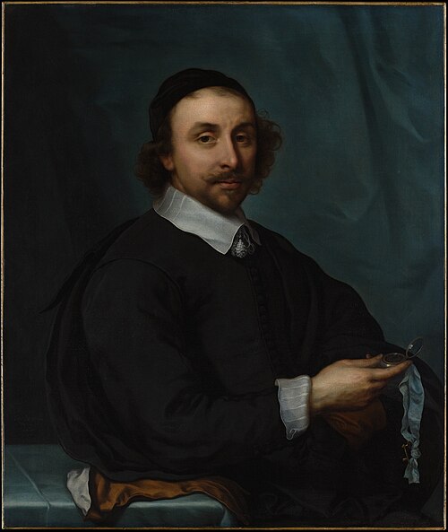 Portrait of a Man with a Watch, 1657, Cornelis (II) Janssens van Ceu