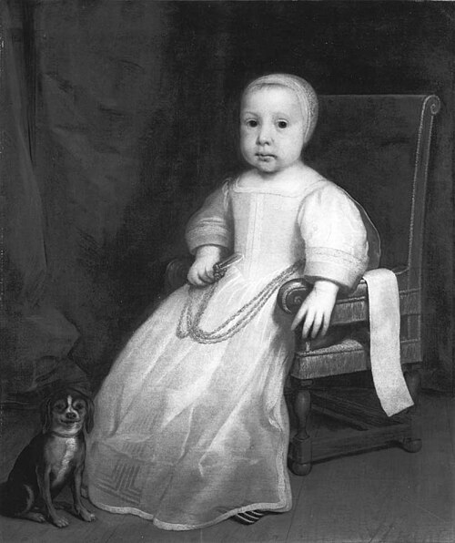Portret van Engelberta van Brienen (1653-1716), 1653, Cornelis (II) Janssens van Ceu
