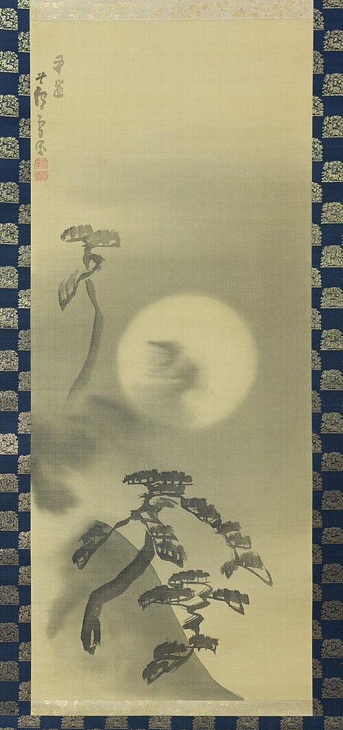 Moonlit Landscape, 1794, Nagasawa Rosetsu