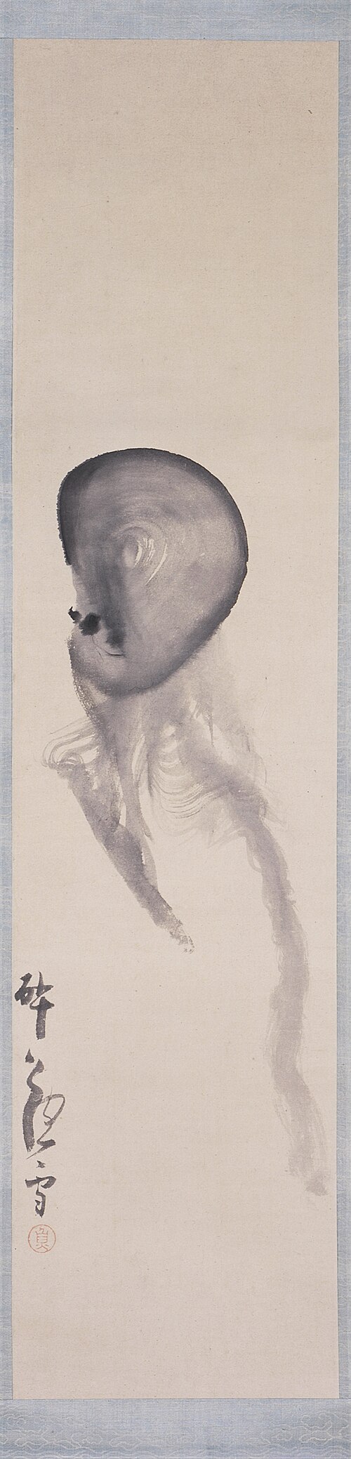 A Jellyfish Like the Moon, 1750, Nagasawa Rosetsu