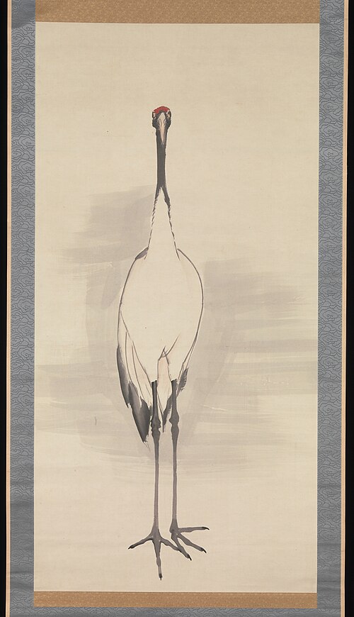Cranes, 1784, Nagasawa Rosetsu