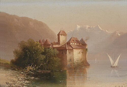 Blick auf Schloss Chillon, , Hubert Sattler