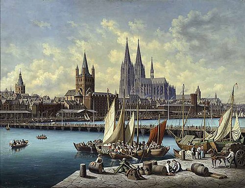 Köln am Rhein, 1895, Hubert Sattler