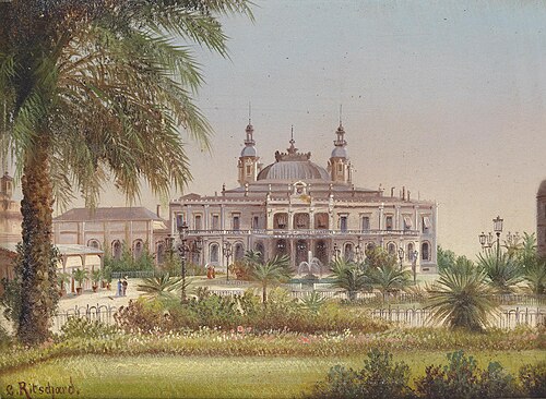 Monte Carlo (place du Casino), 1904, Hubert Sattler
