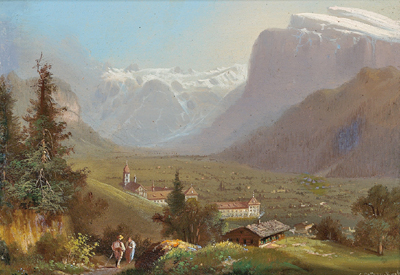Blick auf Engelberg (Obwalden), Schweiz, , Hubert Sattler