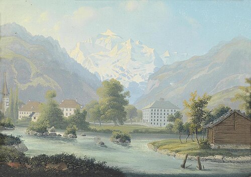 Motiv vom Berner Oberland, , Hubert Sattler