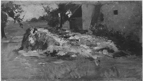 Misthaufen, 1900, Hubert von Heyden