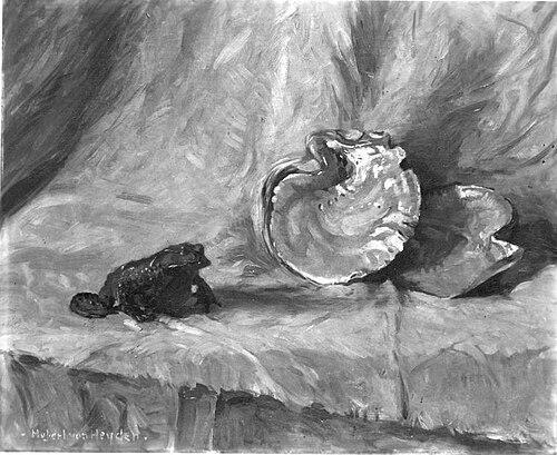 Frosch und Muschel, 1900, Hubert von Heyden