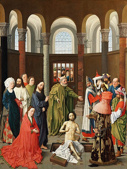 The Raising of Lazarus, 1465, Albert van Ouwater