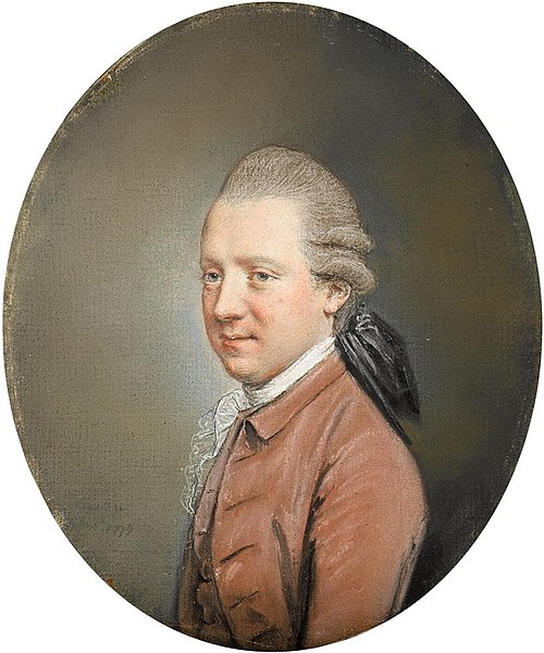 Portrait of Charles John Crowle of Fryston Hall, Yorkshire, 1774, Hugh Douglas Hamilton