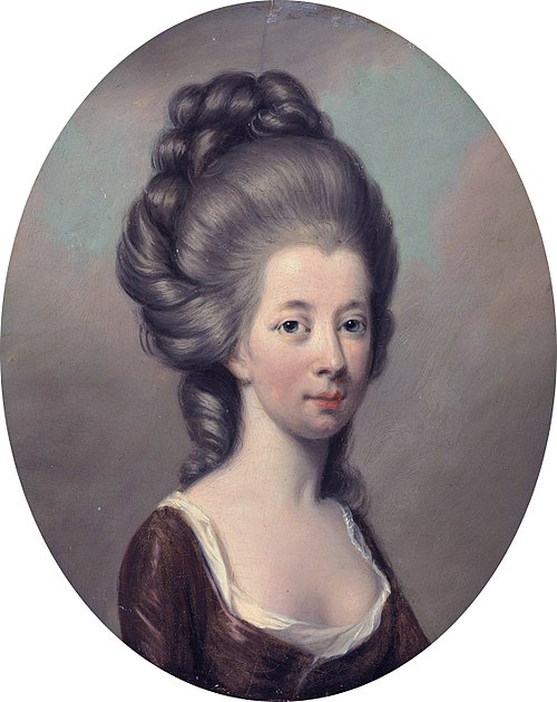 Porträt der Emilia Olivia St. George (1753-1798), the Duchess of Leinster, 1750, Hugh Douglas Hamilton