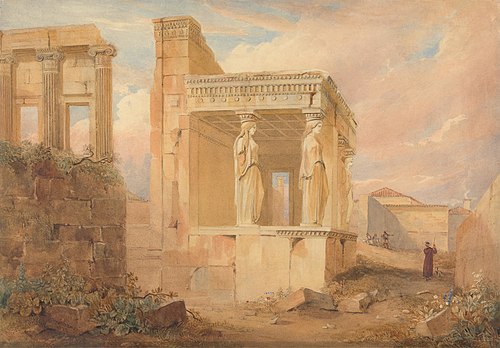 The Erechtheum, Athens, , Hugh William Williams