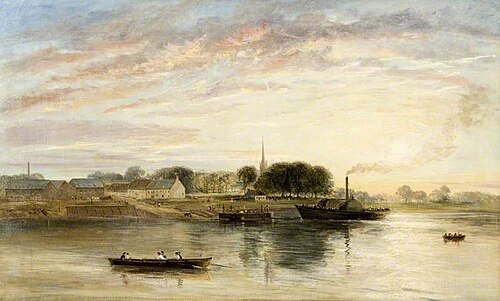 Govan Ferry, 1820, Hugh William Williams
